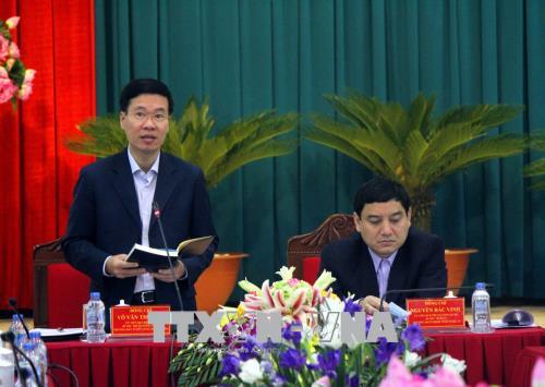 Đồng chí Võ Văn Thưởng chỉ đạo hội nghị kiểm điểm của Ban Thường vụ Tỉnh ủy Nghệ An ảnh 1
